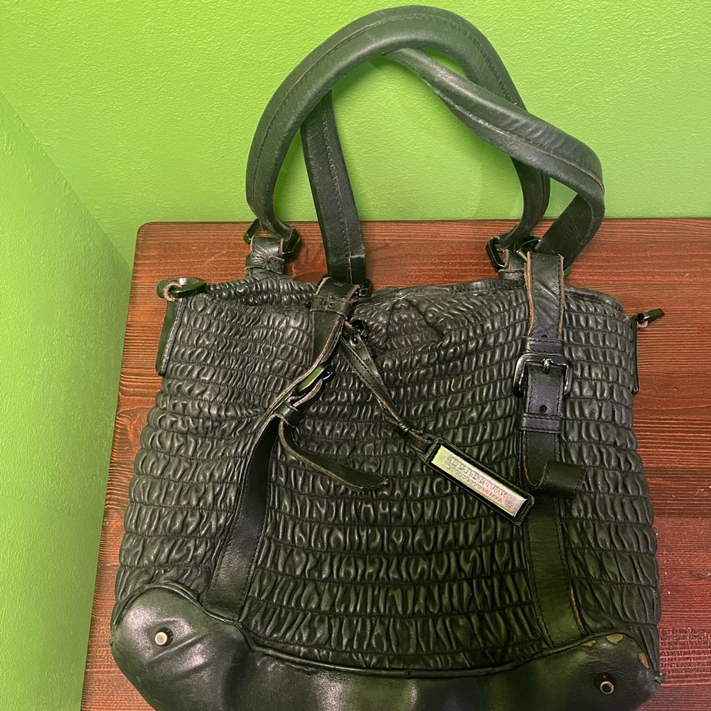 Burberry Prorsum Lowry darkest green *well loved*